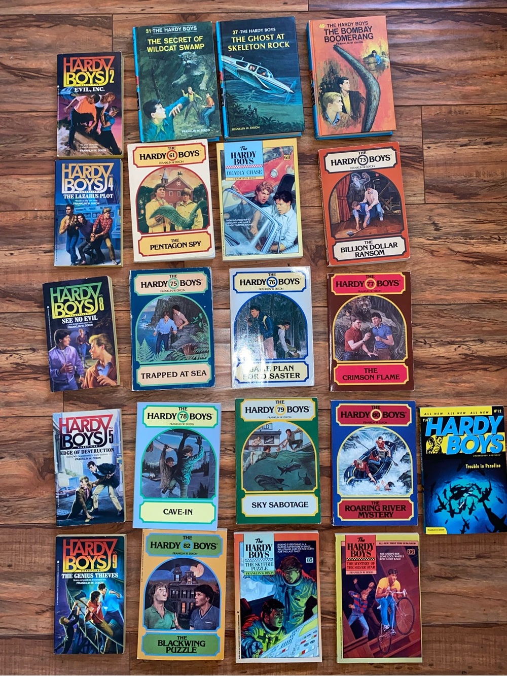 Vintage Paperback Book Collection - Multi-Color Covers